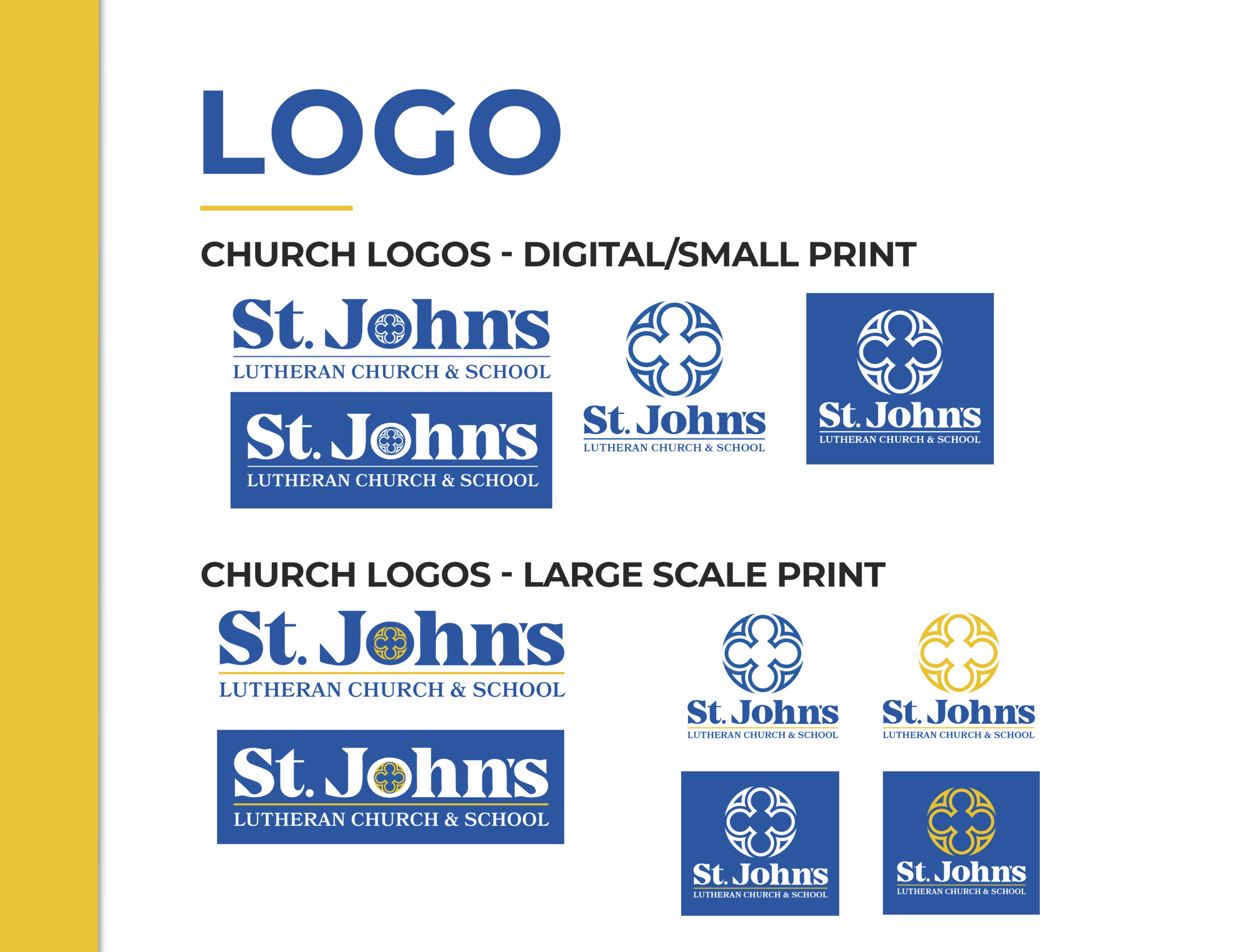 Logos and Brand Guidelines - St. John's Lutheran Church