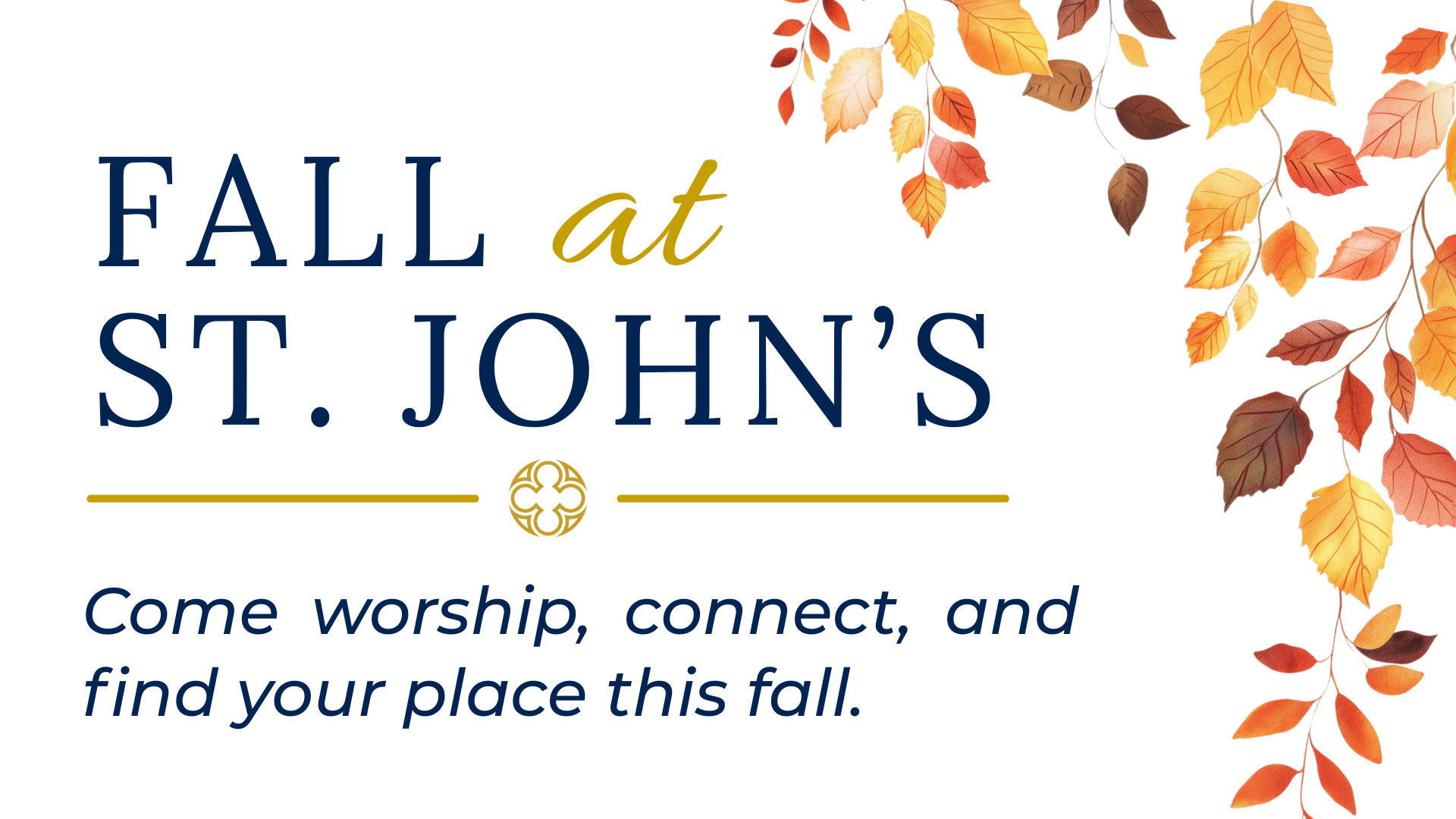 Fall at St. John's 16x9