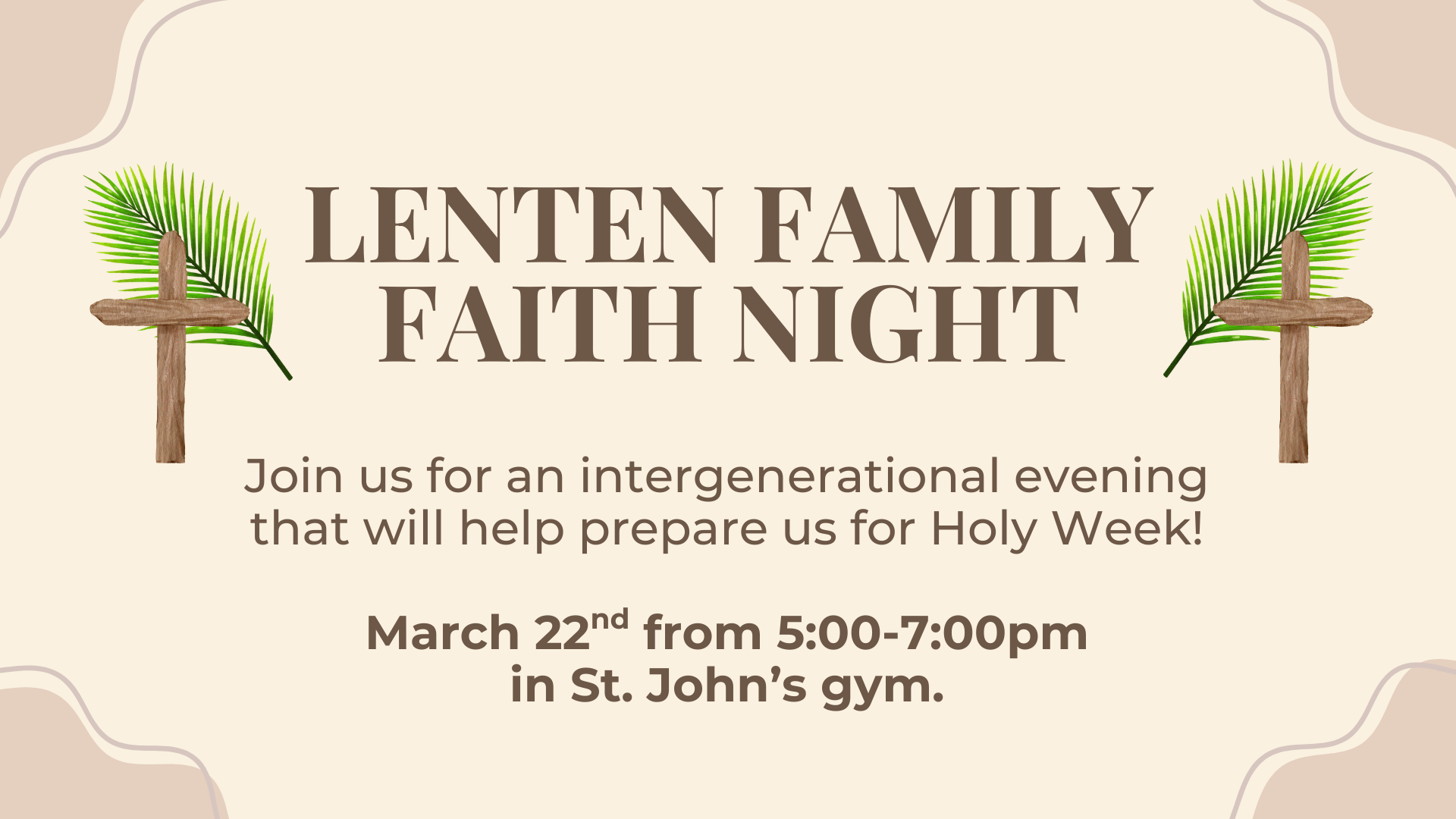 Lenten Family Faith Night