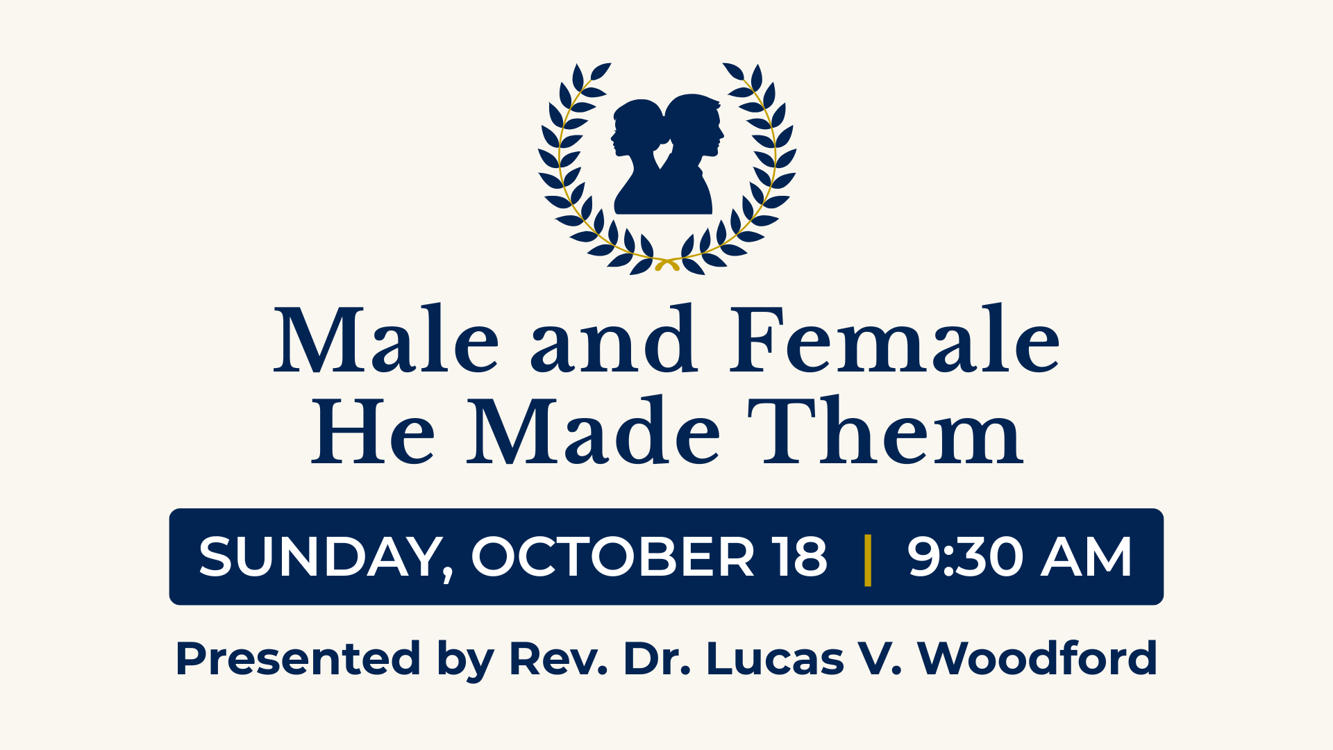 Male and Female He Made Them - Dr. Woodford Presentation (16x9)