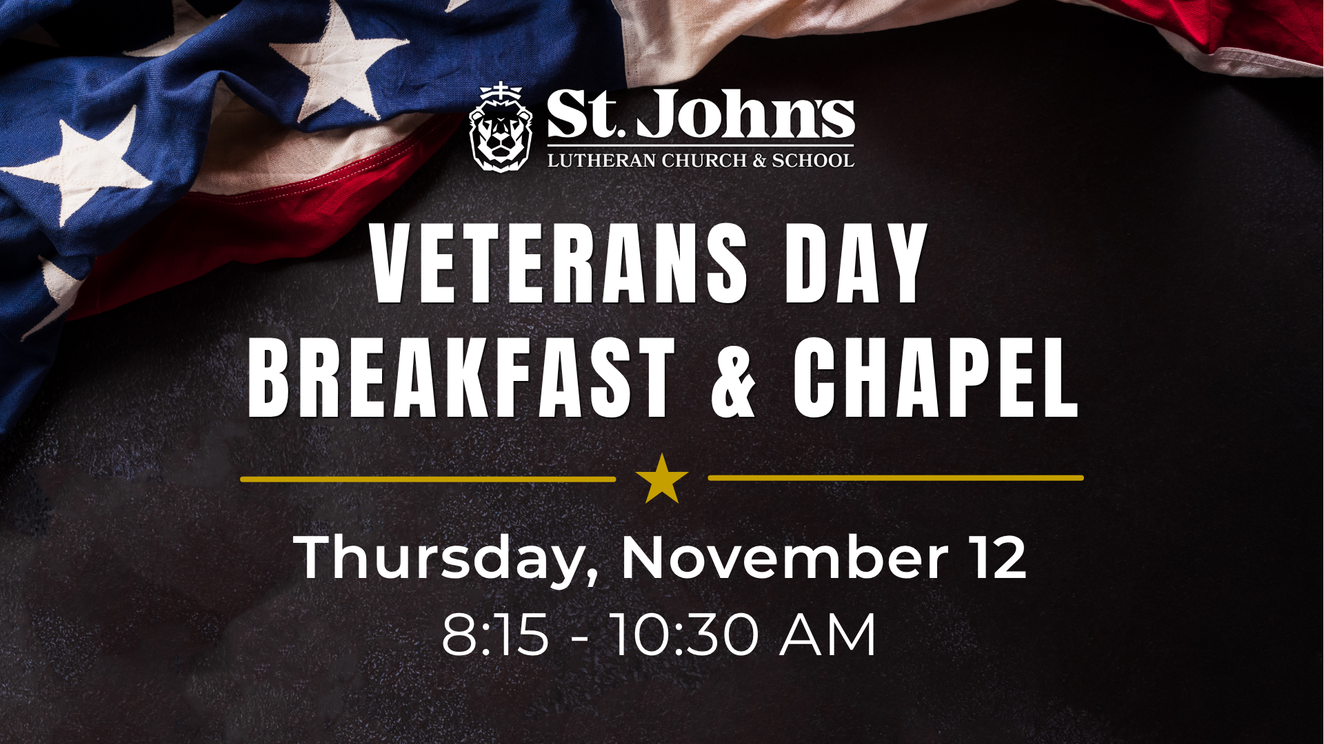 Veterans Day Breakfast & Chapel